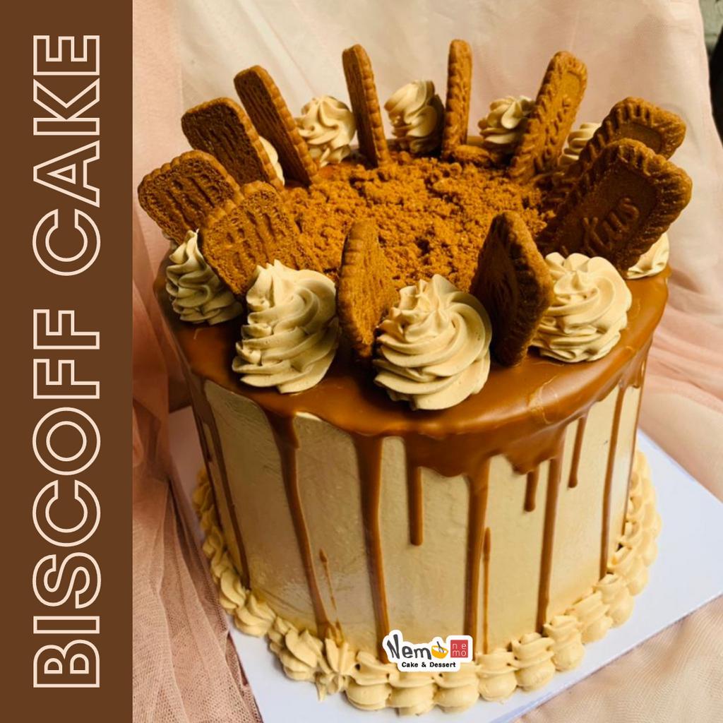 

LOTUS BISCOFF BIRTHDAY CAKE // BISCOFFLAND CAKE BY NEMOBAKES