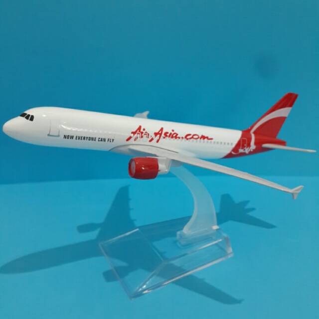 Miniatur diecast pesawat AIR ASIA.COM
