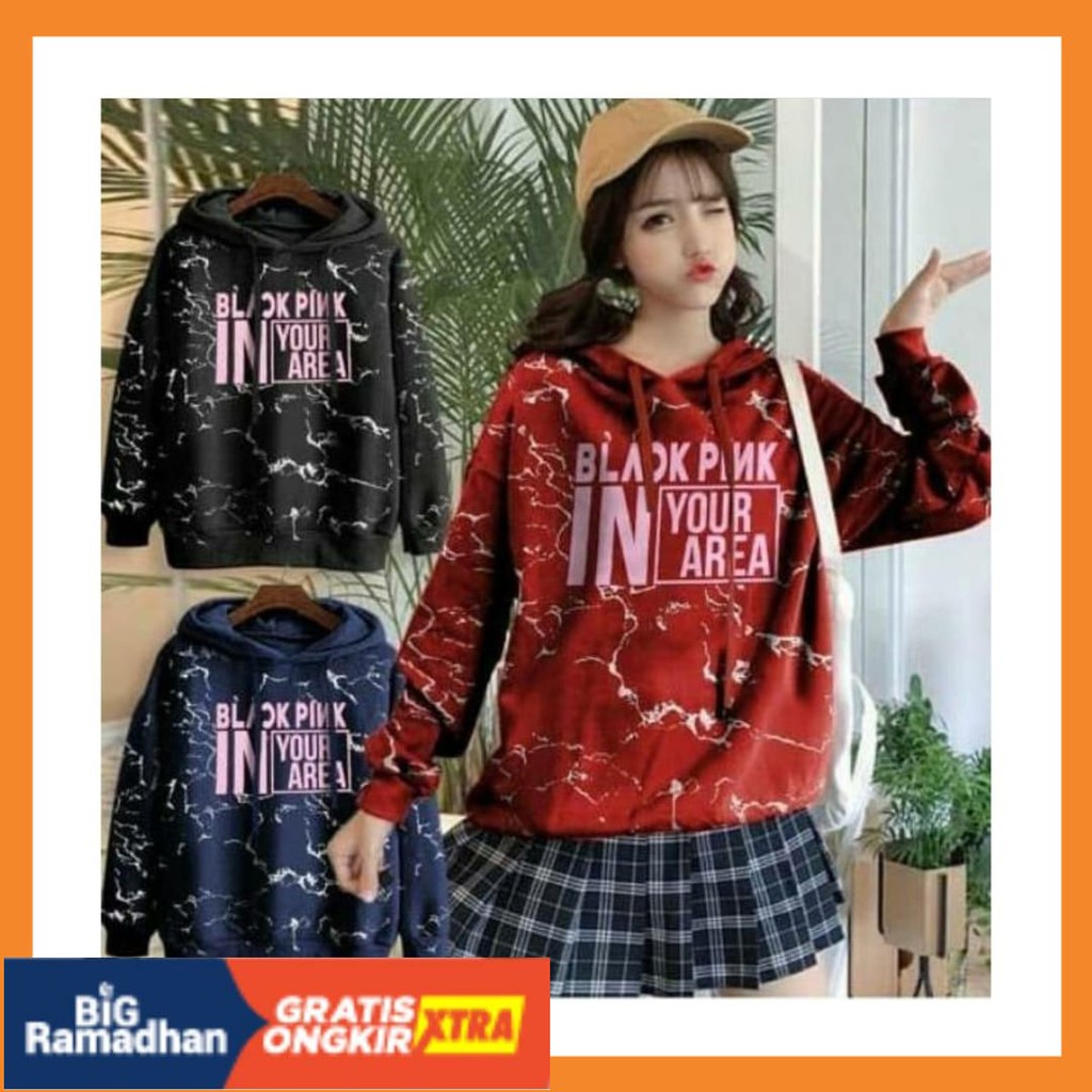 CUCI GUDANG SPESIAL HARGA MURAH BARU LEBARAN SWEET JAPAN / ModisFashion Sweater BLACKPINK IN YOUR