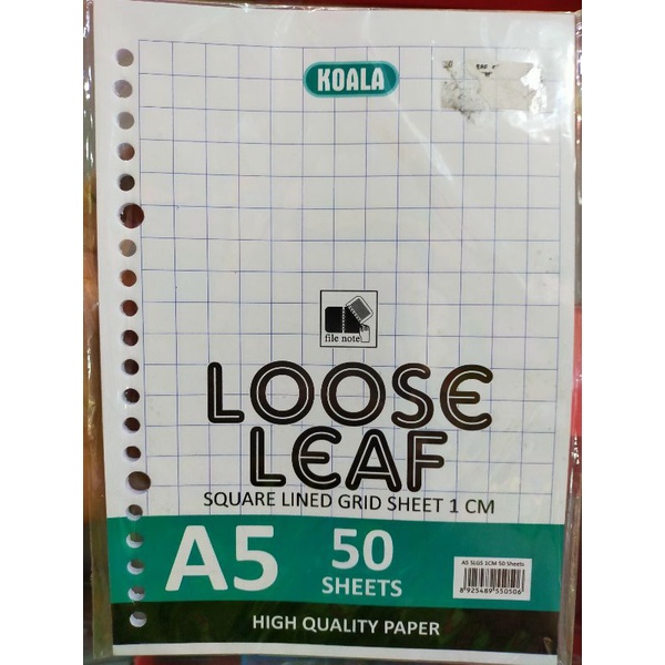 

ATK : Isi Binder Loose Leaf Koala A5 Kotak Besar