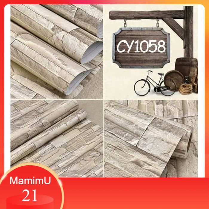 CY CY CY WALLPAPER DINDING STIKER MOTIF PART 2 - CY1058