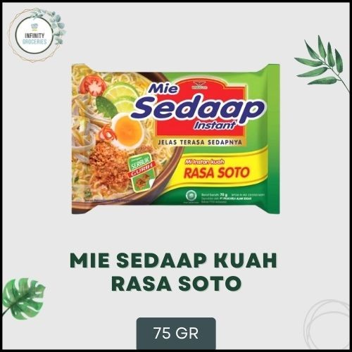 

MIE SEDAP KUAH RASA SOTO 75 GR MURAH !!