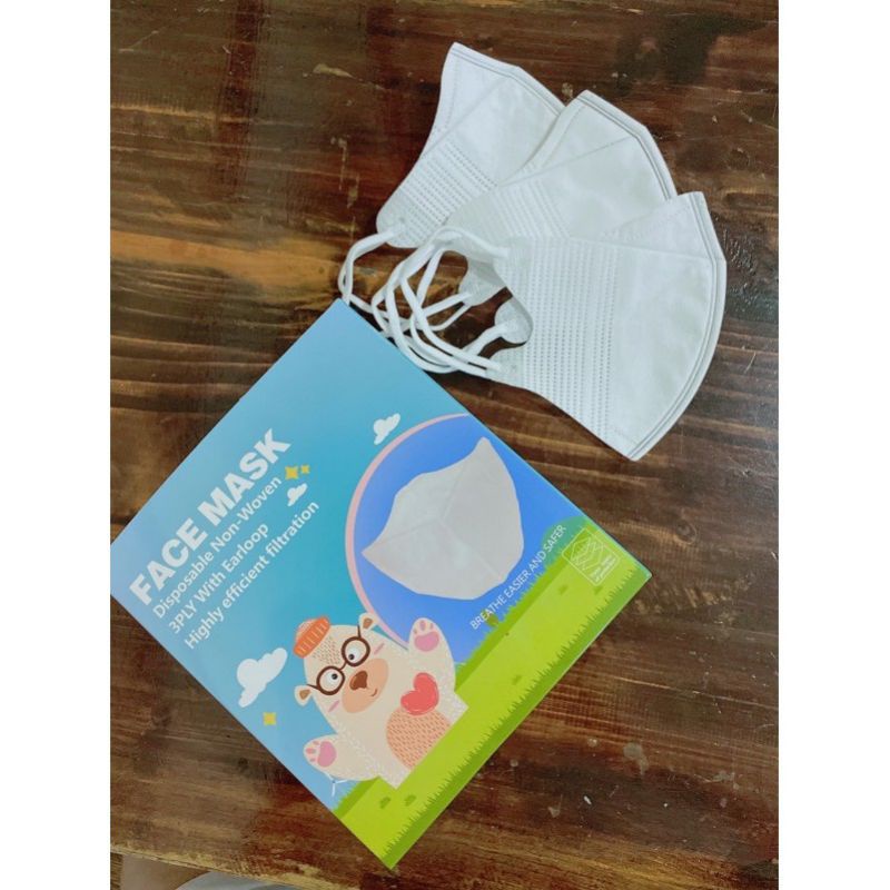 MASKER DUCKBILL ANAK FACE MASK HARGA 1 BOX MASKER ANAK DUCKBILL MURAH SENSI