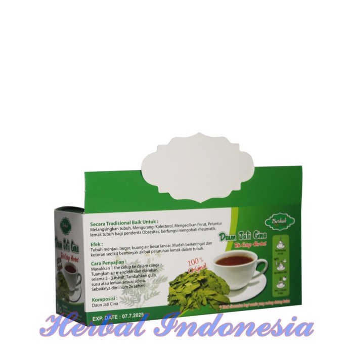 

Bb0621D Teh Celup Herbal Daun Jati Cina Berkah |Teh Pelangsing 0547771