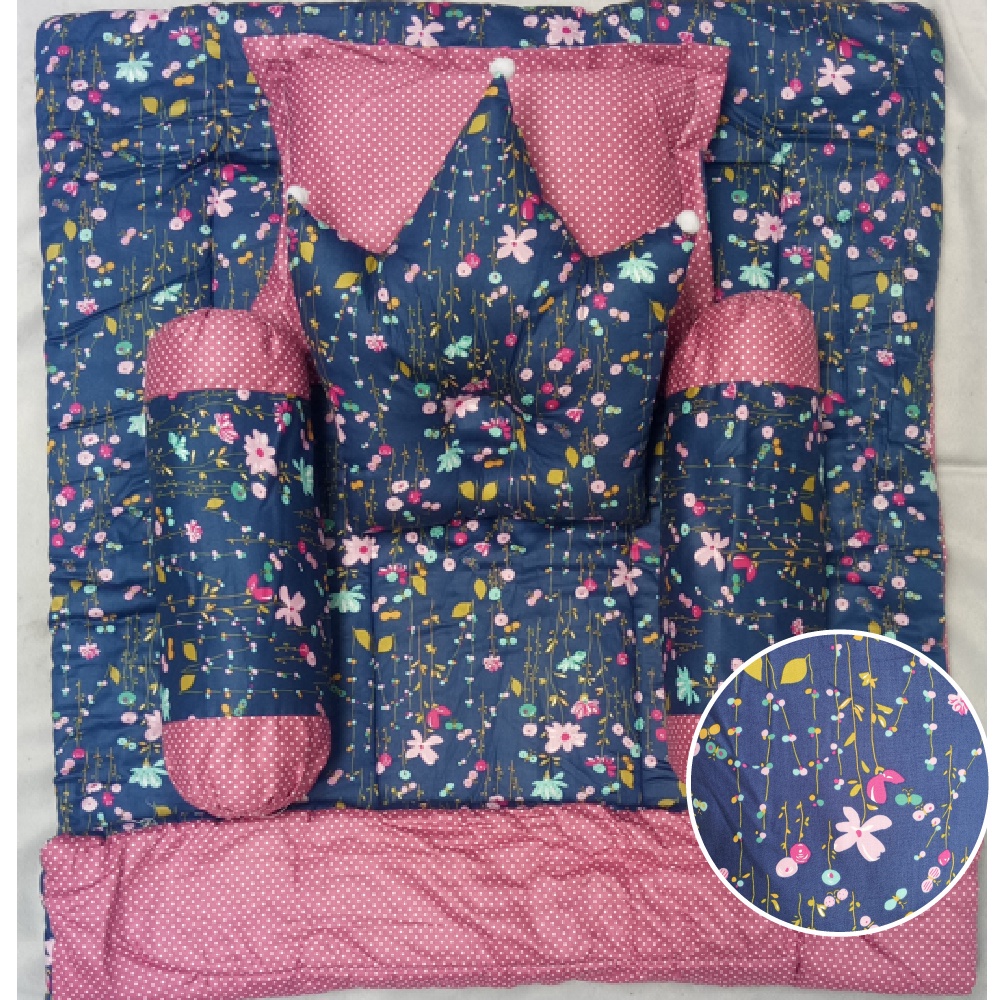 JP HANAKO - Bed Set Bayi KATUN JEPANG Bed Cover Bayi Sarung Lepas Selimut