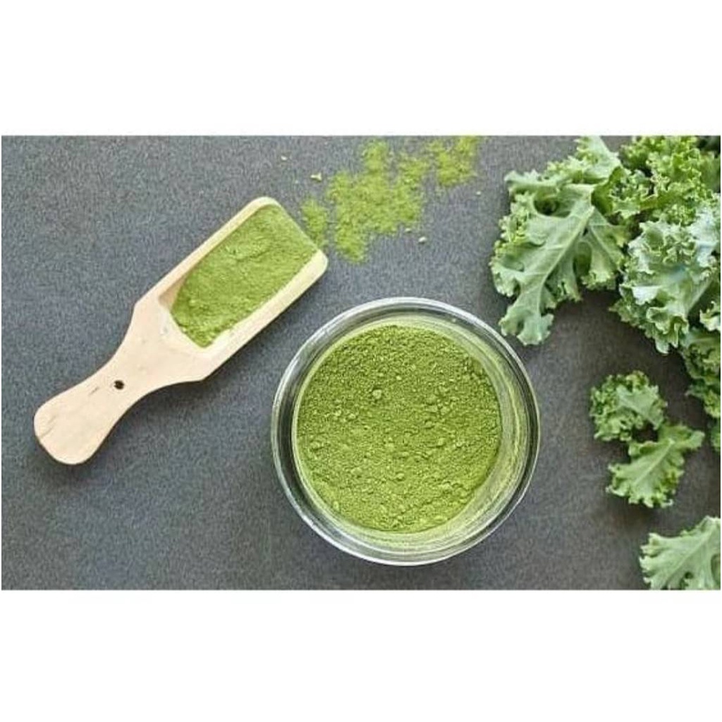

KALE POWDER NET 10 GR SERBUK KALE AOJIRU 100% MURNI FOOD GRADE MASKER