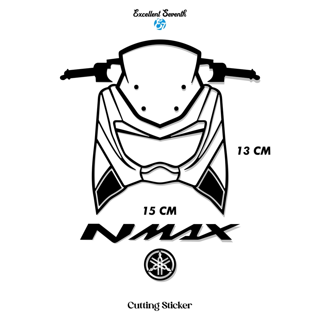Jual STICKER NMAX / LOGO YAMAHA NMAX / CLUB / CUSTOM / SATUAN / STICKER