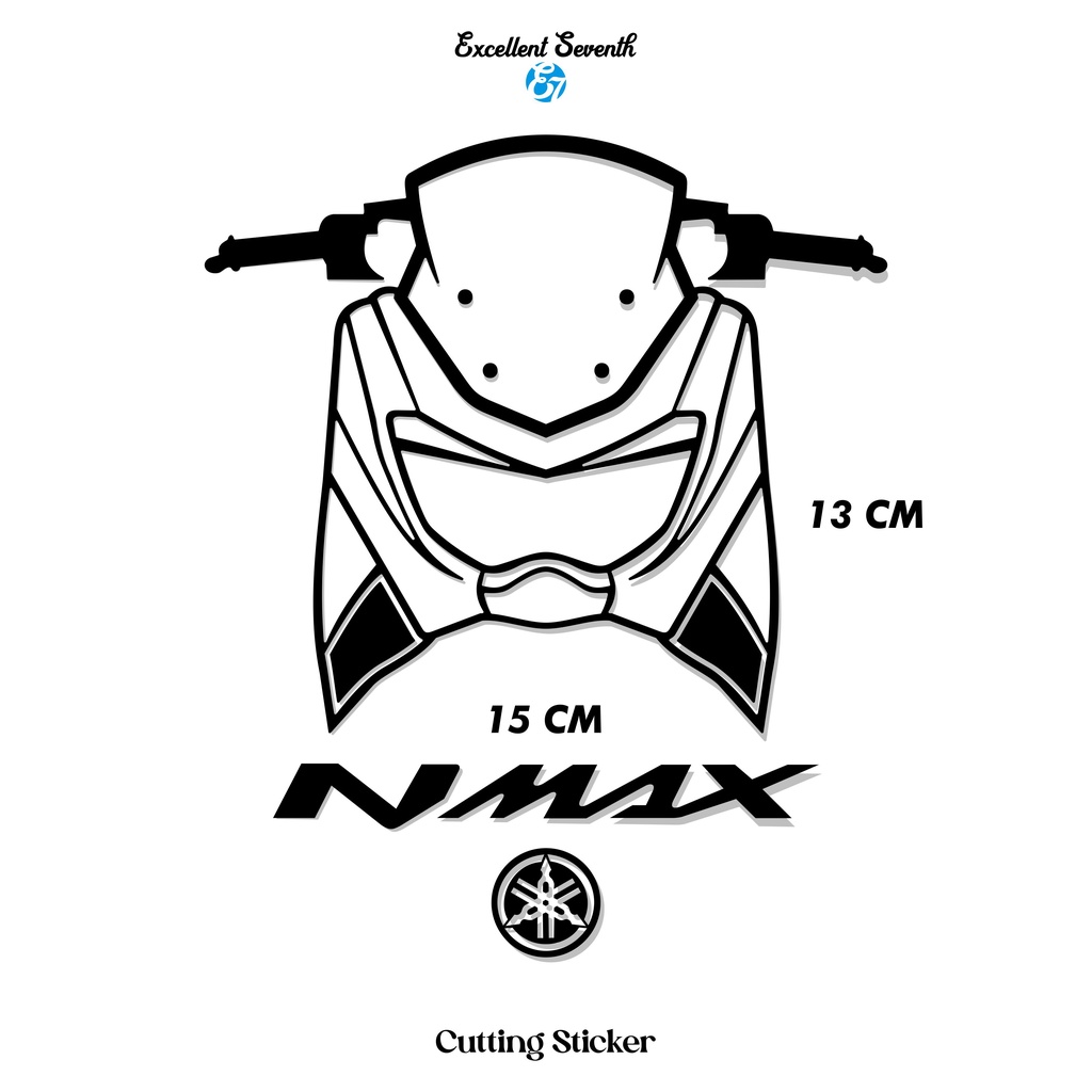 Jual Sticker Nmax Logo Yamaha Nmax Club Custom Satuan Sticker