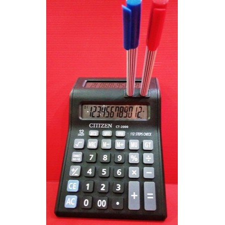 

Kalkulator CTTTZEN CT. 2000 Check & Correct 12 Digit Original dua Layar
