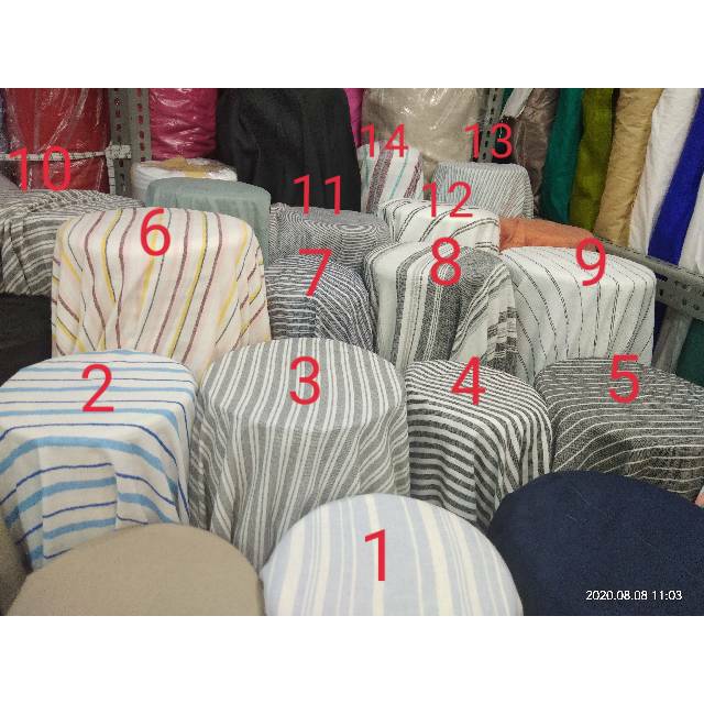 Kain linen 100% serat linen/bahan linen Import