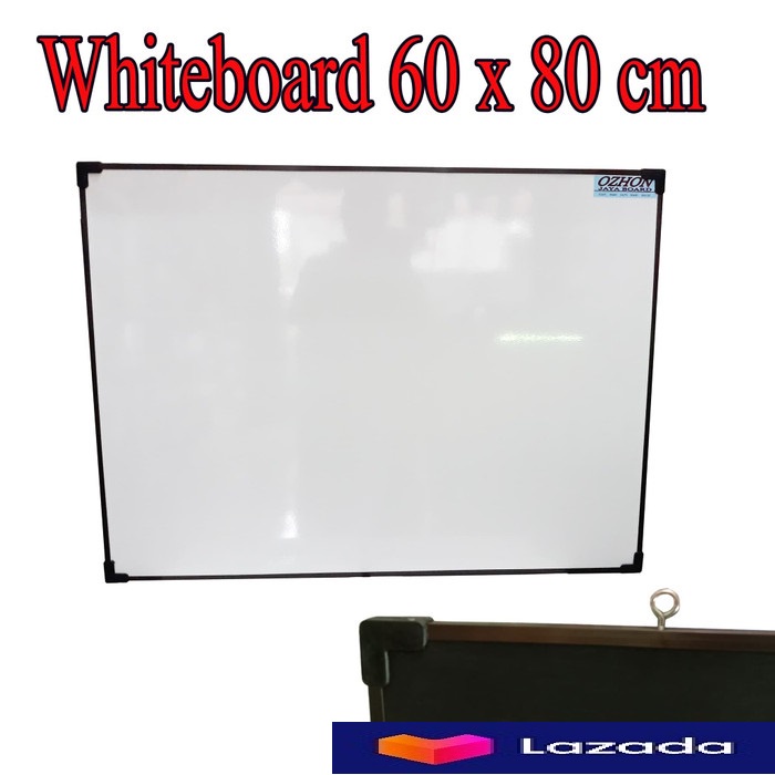 

White Board uk 60 X 80 Cm /Papan Tulis Belajar BAHAN TEBAL