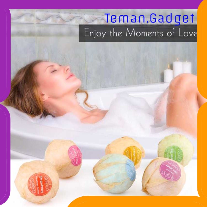 TG-FE173 BATHE PROJECT BATH BOMBS SALT SABUN MANDI BATHTUBE BUBBLE 6 PCS - SKT