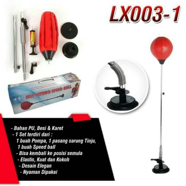 speed ball standing target bola berdiri latihan tinju taekwondo karate