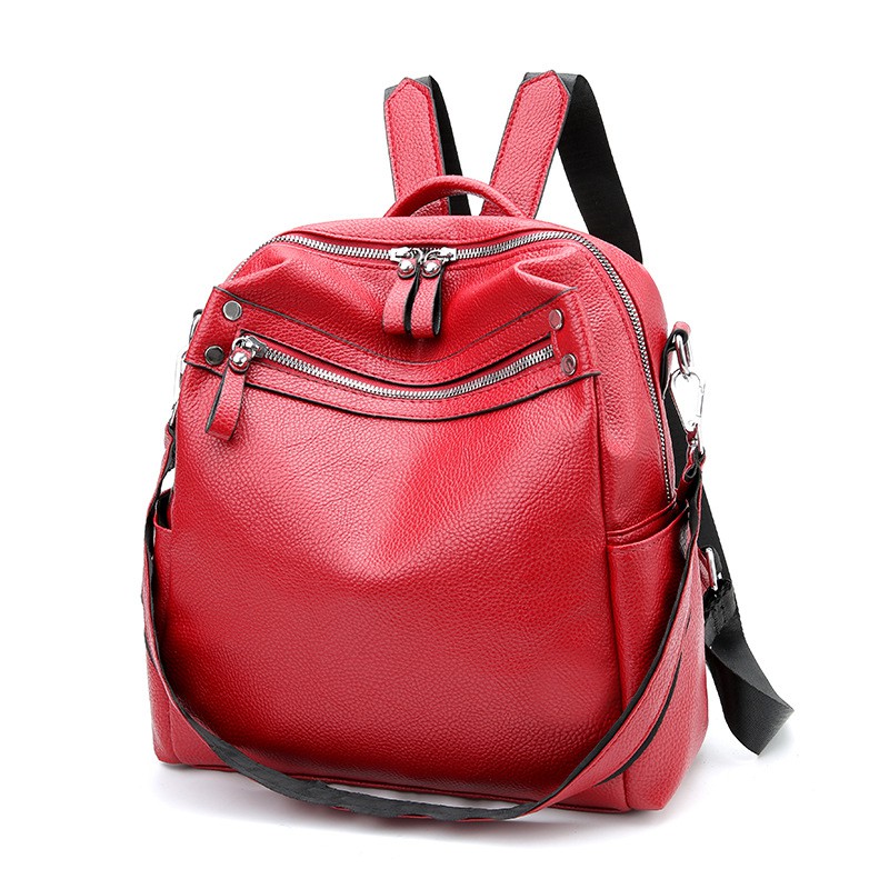 TAS RANSEL MULTIFUNGSI SYLVIE ZIPPER MARSHA Korean College Backpack BY ARISTA