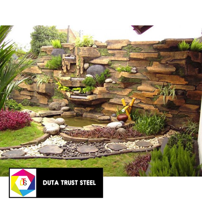 RELIEF DEKORASI TAMAN MINIMALIS