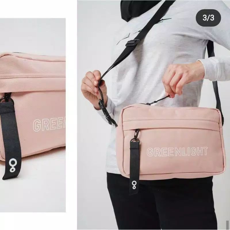 TAS CEWEK GREENLIGHT ORIGINAL VARIAN WARNA PEACH (HARGA TERBAIK)