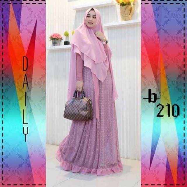 Gamis Daily Joza Original Joza Clothing Joza Arina Daily Gamis Tile Gamis Busui Kondangan Terbaru
