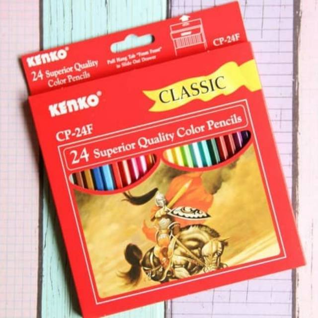 

Pensil Warna Kenko Classic 24 w Cp-24F