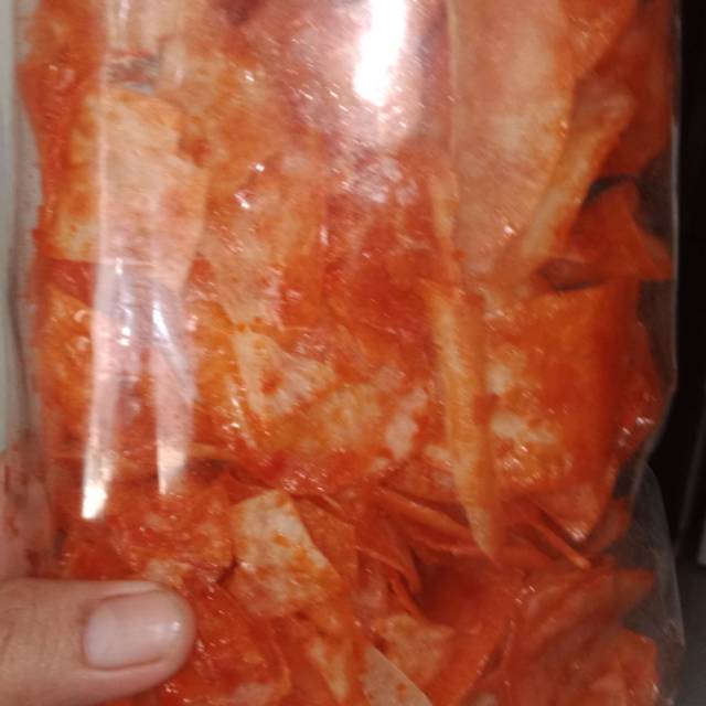 

Kripik balado pedas manis