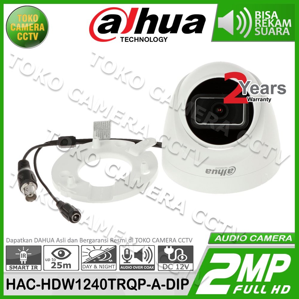 KAMERA CCTV INDOOR DAHUA 2MP MIC AUDIO CAMERA DAHUA 2MP AUDIO