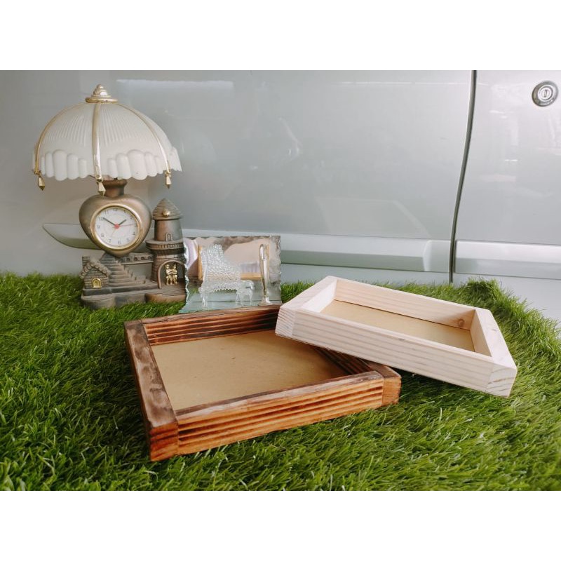 

Bingkai / Pigura Kayu Palet Spanram Bahan bingkai Rustic x 3D (tanpa kaca/akrilik)