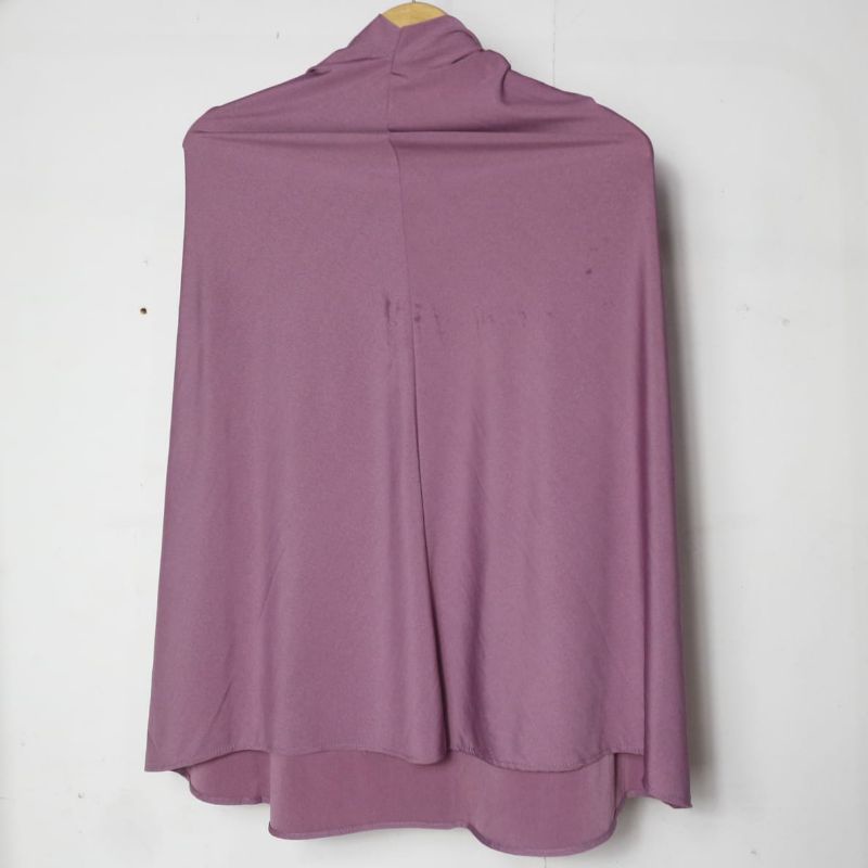 Bergo Shalwa Hijab Citra Kirana Jilbab Sport Instan Jersey Murah Kerudung Harian by Eryzscarf-Dusty purple