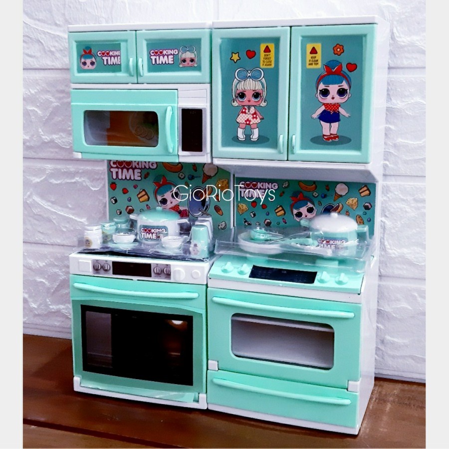 Kado Anak Edukasi Mainan Masak Masakan KItchen Set Happy Cooking LOLL BP 6643MainanAnak