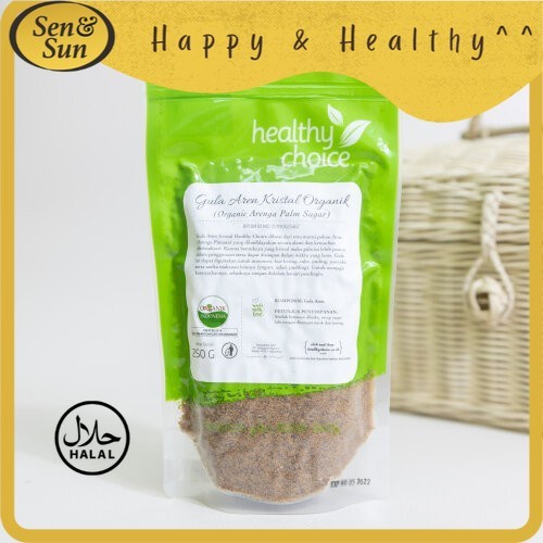 

Sen&Sun Healthy Choice Gula Aren Kristal Organik 250 gr