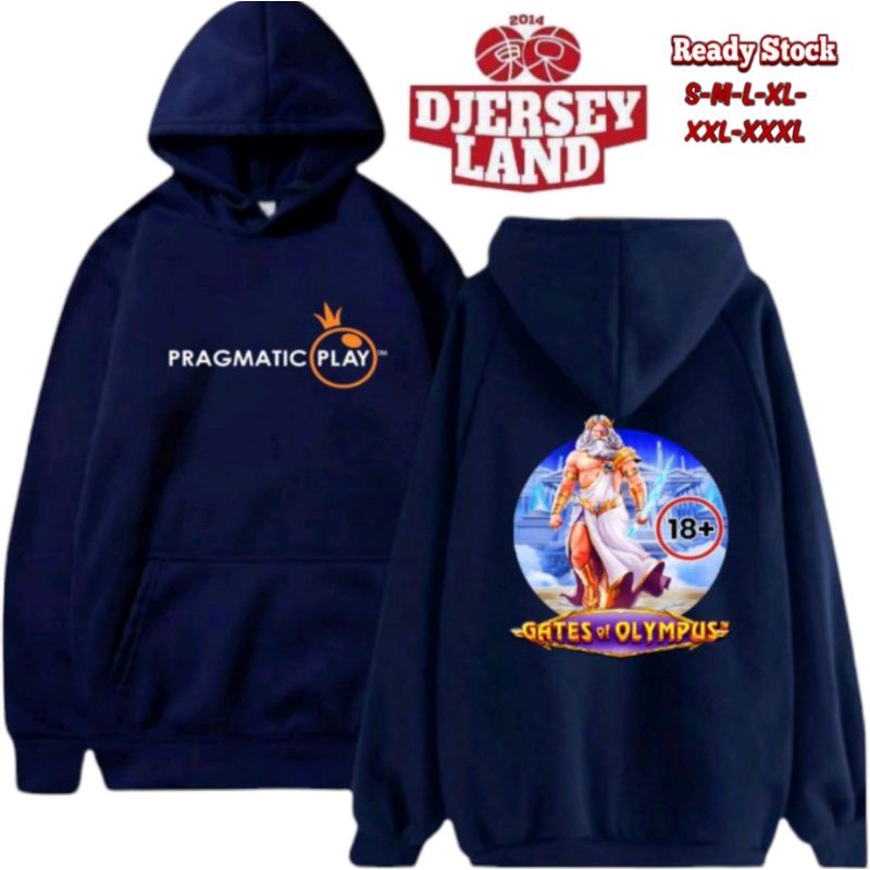 SWEATER PRAGMATIC PLAY GATES OF OLYMPUS HOODIE COTTON FLEECE