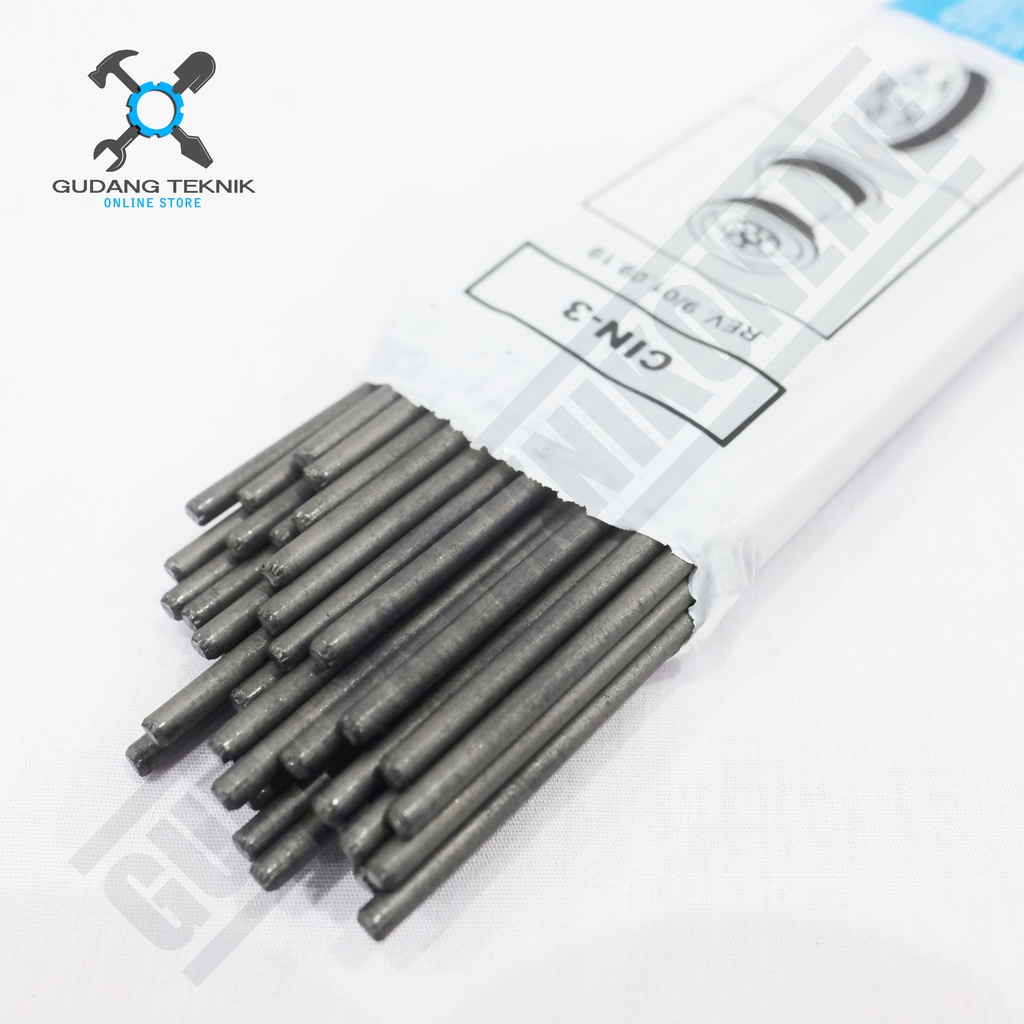 Kawat Las 2.6mm 3.2mm 4.0mm 1Kg NIKKO CIN3 / Kawat Las Steel NIKKO CIN 3 - Steel Welding Electrodes