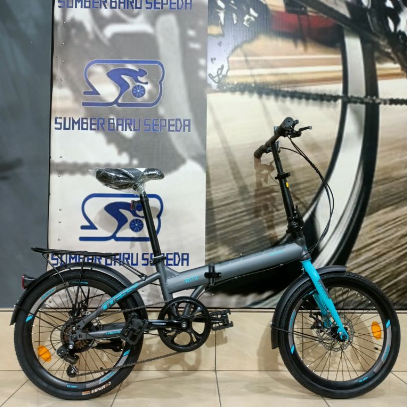 Sepeda Lipat Odessy Ritz 20 Inch 7 Speed New