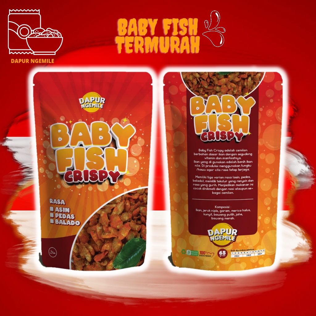 

Baby fish crispy varian rasa