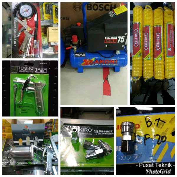 PAKET LENGKAP MURAH KOMPRESOR LAKONI IMOLA 75 - CAT - ISIAN ANGIN