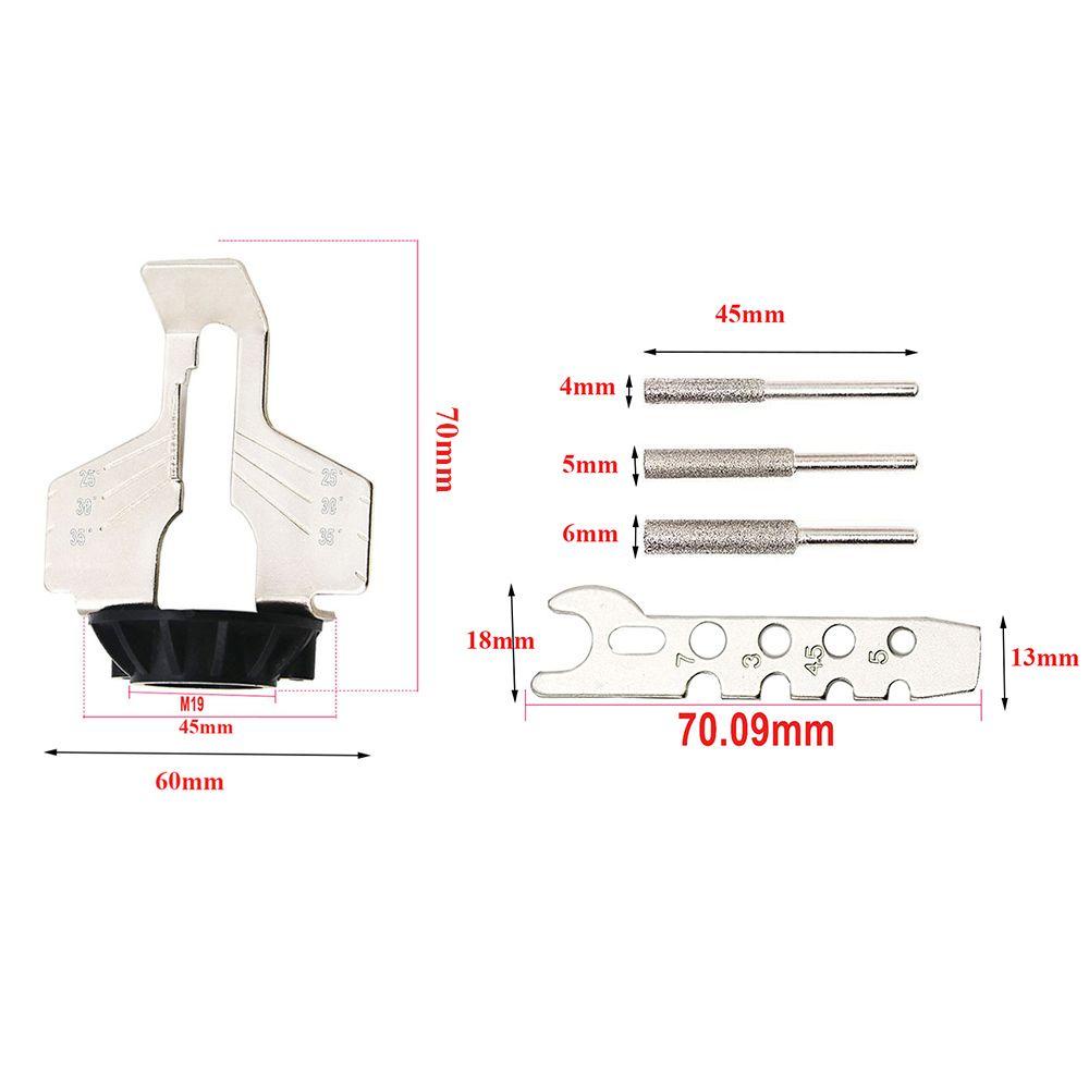 Populer Poles Penggiling Listrik Awet Panduan Adaptor Bor Bor Mini Drill Power Tool Sharpening Attachment