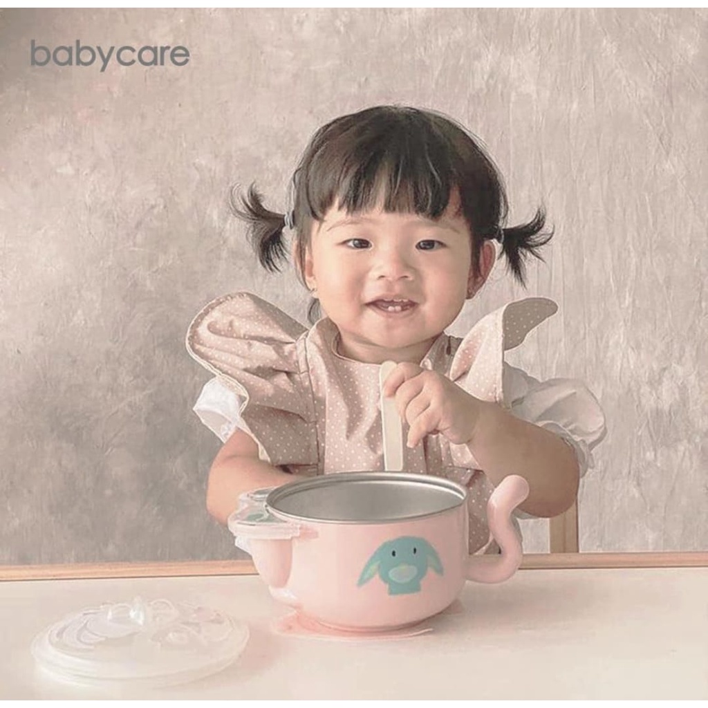 Babycare Steinless Steel Kitty Bowl 400ml - Mangkok Makan Bayi