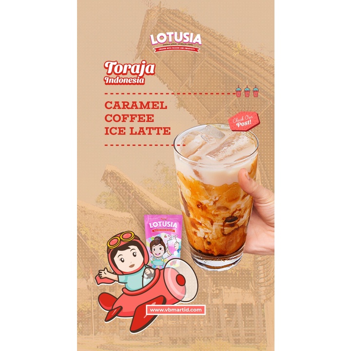 1 kg Lotusia Coffee Caramel Drink Premix