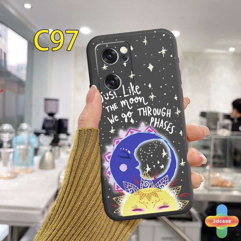 Casing Soft Case Infinix Hot 10 Play Hot 10 10t 10s 10i S4 9 Pro 11 Plus Hot 9 11 Play 11 11S NFC Infinix Smart 4 5 Pro 3 Plus Infinix Note 8 10 Tencno Spark 5 PRO A54 A15 A9 A5 Y12 Y20 A12 Cute Moon Pattern Anti-fall Case