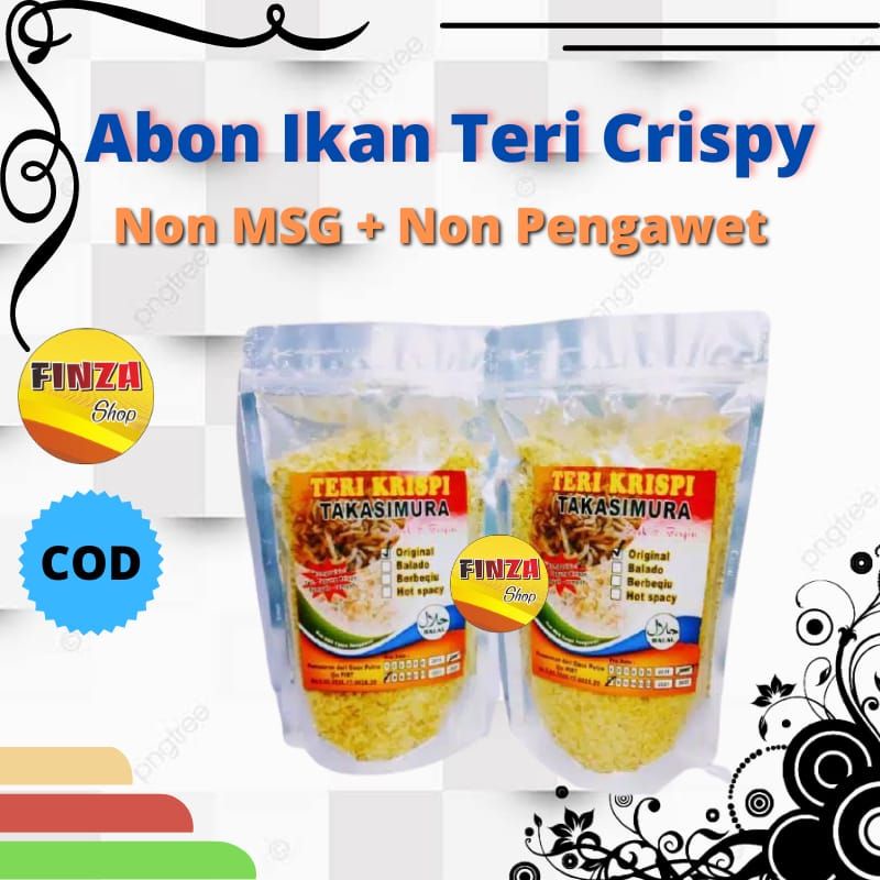 

abon ikan teri crispy kremez 250 gram | abon sehat siap saji | abon bahan ikan isi lemper/pastel