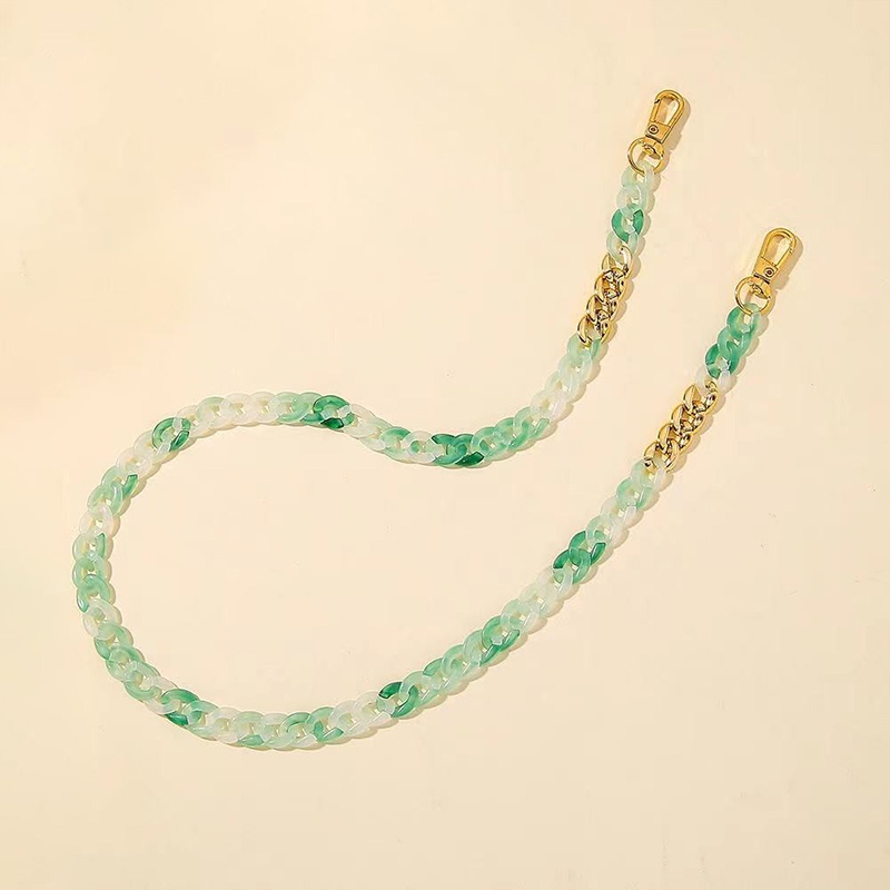 Fashion Masker Lanyard Transparan Rantai Anti-Lost Masker Wajah Kalung Kacamata Aksesoris Rantai