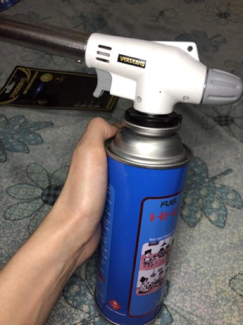 Paket Gas Torch Multi Purpose Blackfoot Dengan Tabung Gas Hi Cook Portable Siap Pakai Termurah