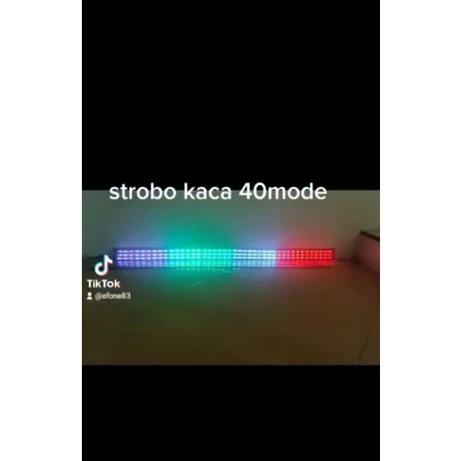 Strobo kaca 40 mode