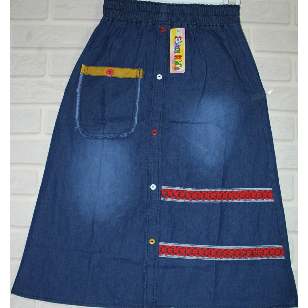 Rok Jeans Anak Tanggung Umur ± 10 - 13 Tahun