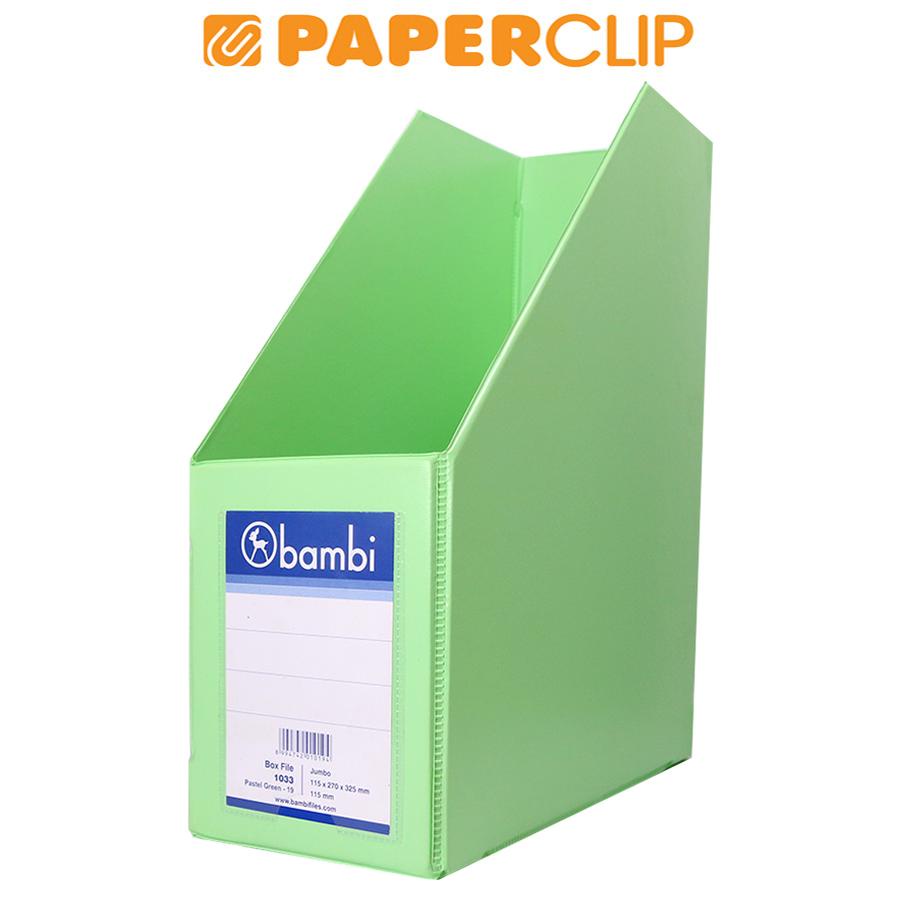 

BOX FILE BAMBI 1033 19 PASTEL GREEN