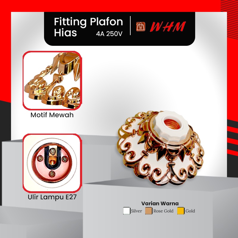 fitting lampu plafon/fitting hias/fitting lampu plafon hias/fitting lampu hias