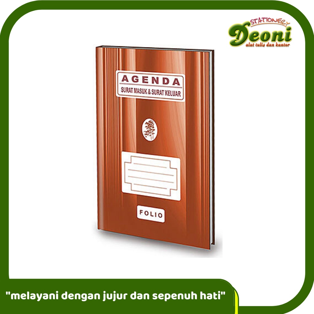 

BAMBOO Buku Agenda Surat Masuk & Keluar Hardcover Folio