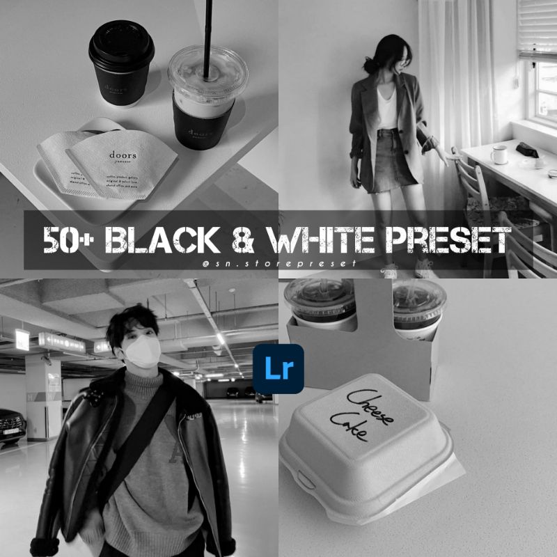 50+ Preset Lightroom Black &amp; White Tone Series For IOS &amp; Android