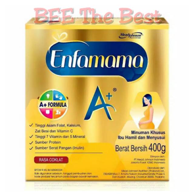 

Enfamama A+ Coklat 400g - Susu Ibu Hamil dan Menyusui