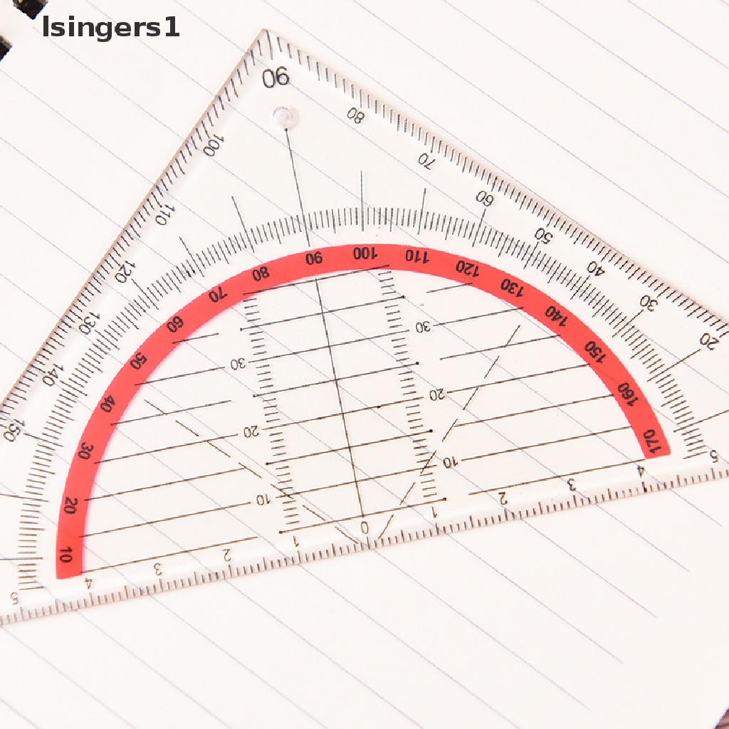 (lsingers1) Penggaris Segitiga Multifungsi 45 Derajat