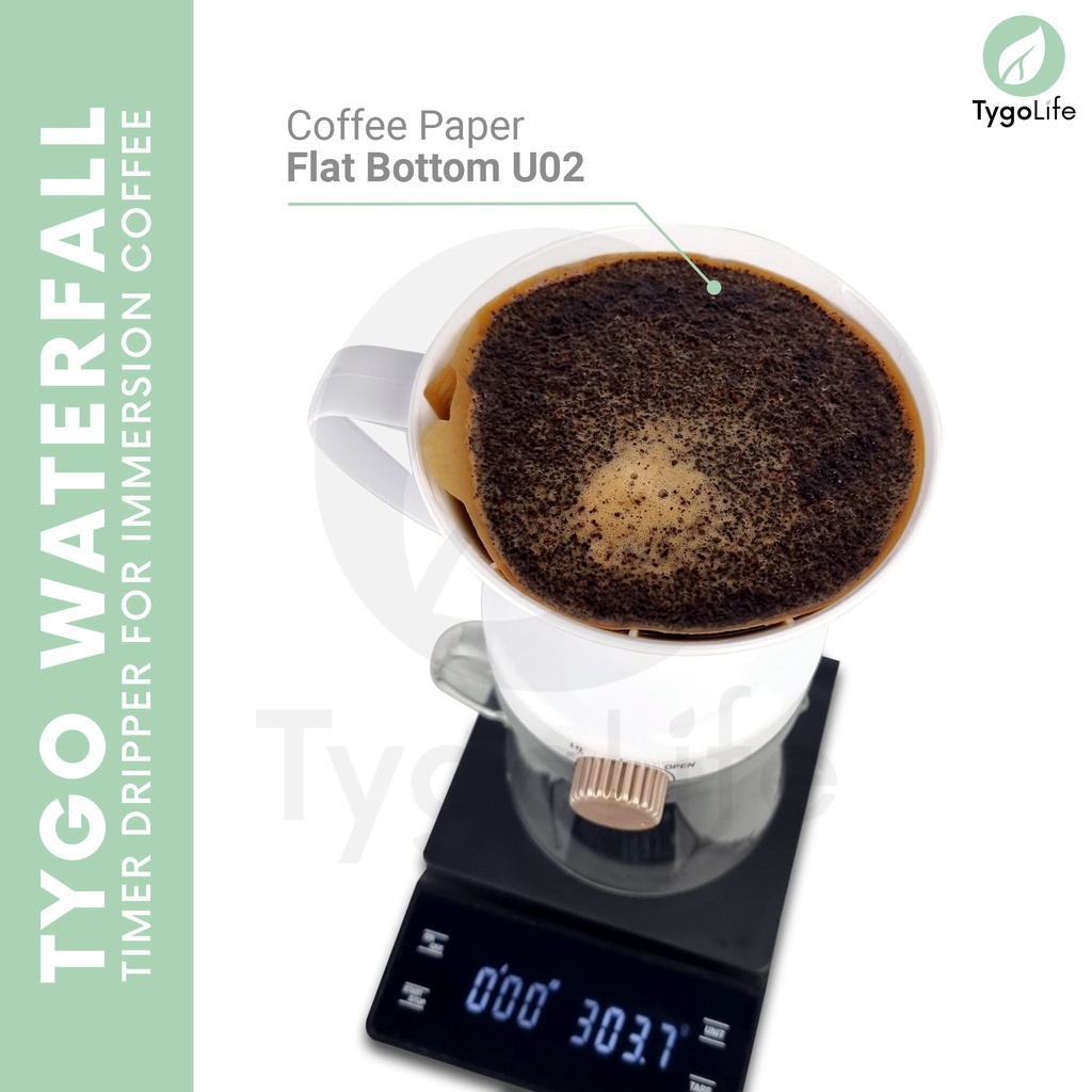 TYGO WATERFALL V60 TIMER CLEVER DRIPPER FOR IMMERSION COFFEE