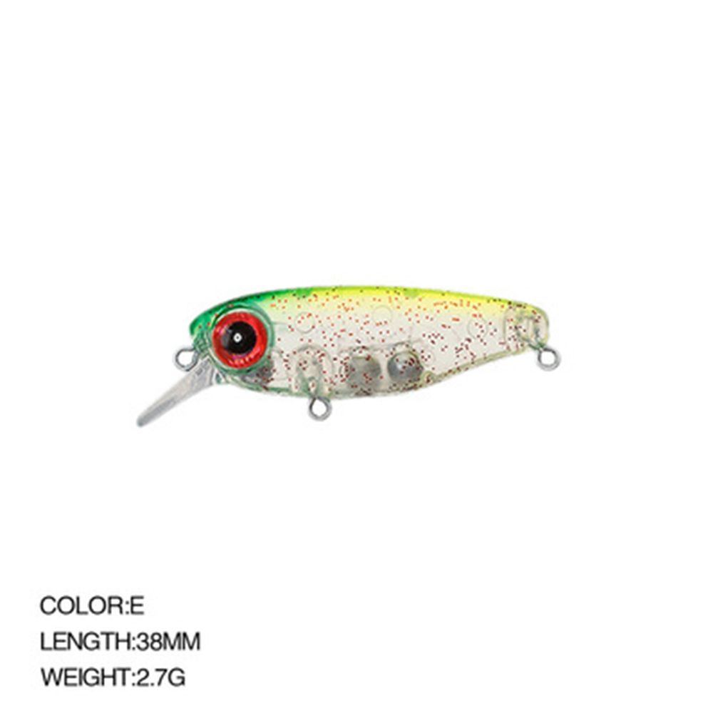 Umpan Pancing Bentuk Ikan Kecil Warna-Warni Ukuran 38mm 2.7g Untuk Outdoor